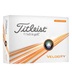 Titleist Velocity Golf Balls 12pk - White/Orange