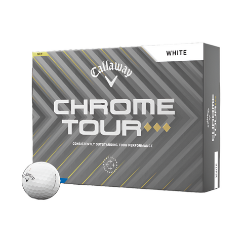 Callaway Chrome Tour Triple Diamond Golf Balls 12pk - White