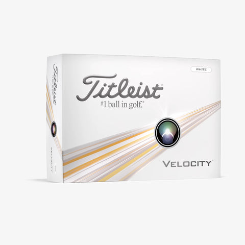 Titleist Velocity Golf Balls 12pk - White/Orange