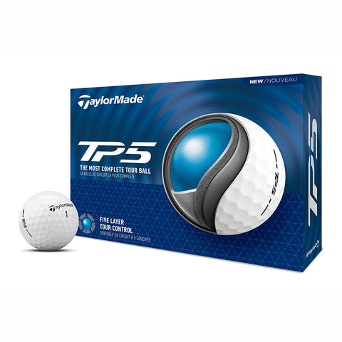 TaylorMade TP5 Golf Balls 12pk - White
